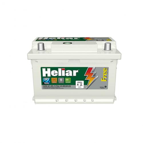 Baterias Heliar Baterias Heliar. Garantia total de 24 meses.
Eleita a melhor bateria do Brasil.  